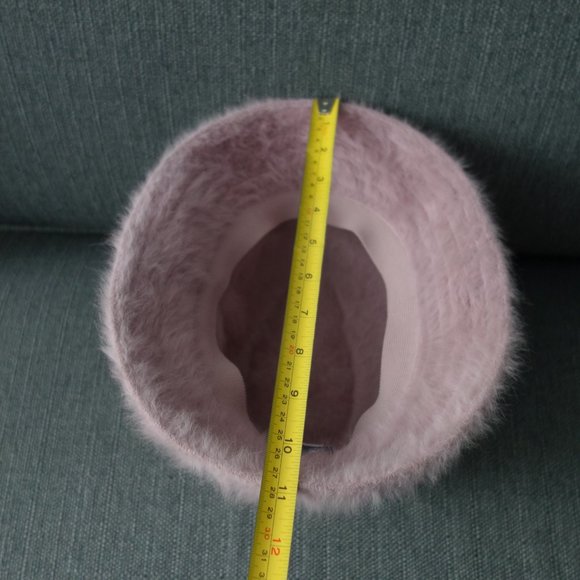 Kangol Pink Furgura with Tweed Bucket Hat Size Medium - Picture 13 of 14